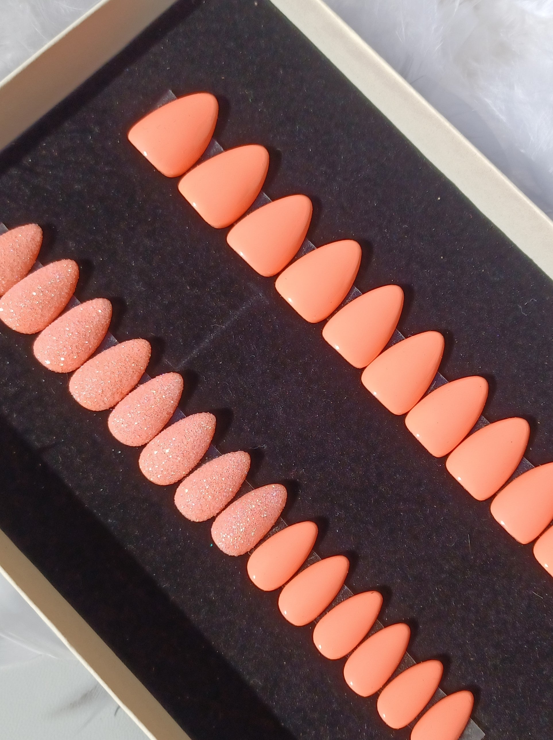 Glitter Corail AMANDE S