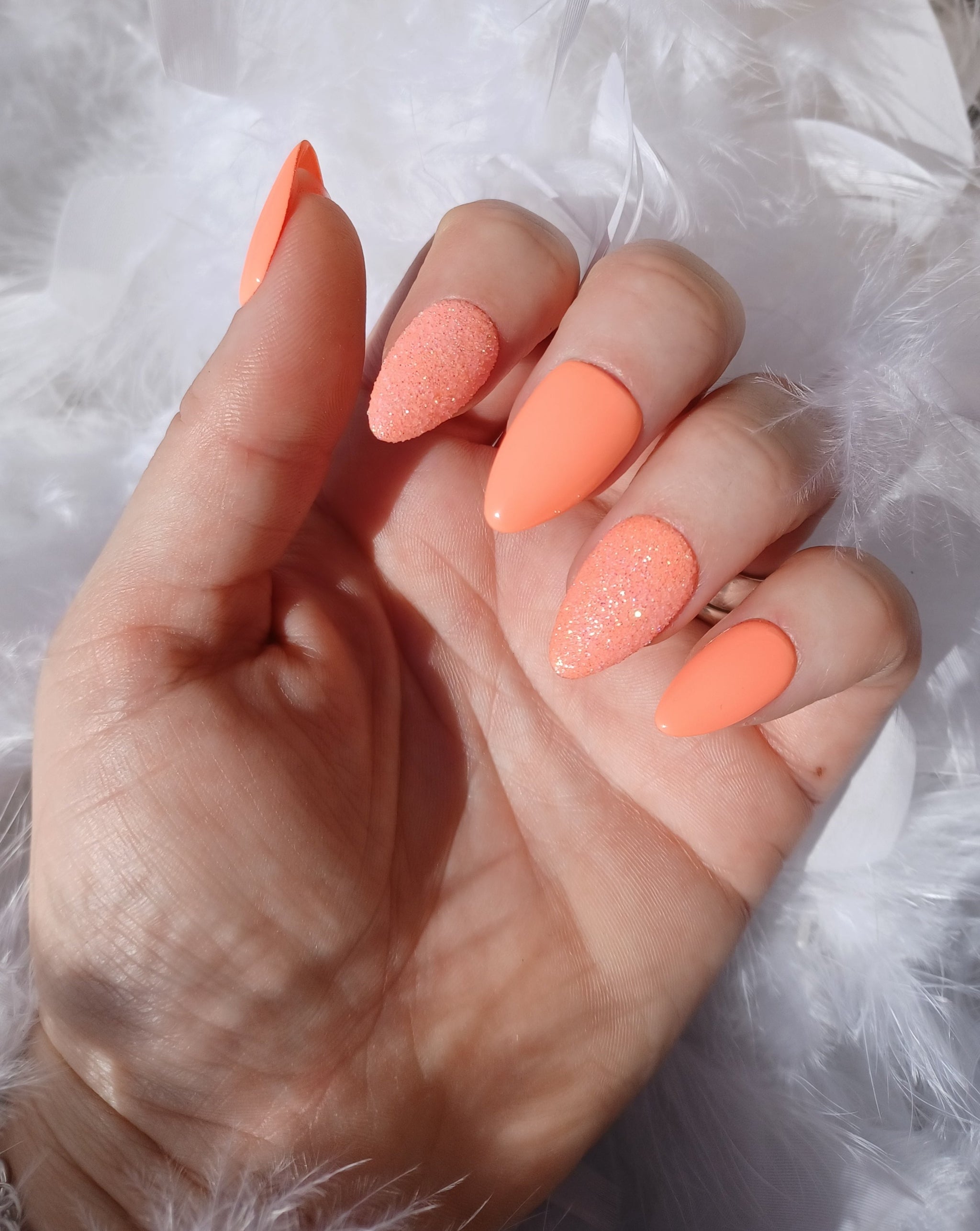 Glitter Corail AMANDE S